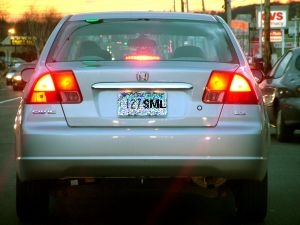 SML license plate